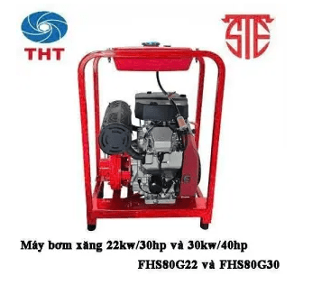 Máy bơm chữa cháy chạy động cơ xăng STE FHS80G22 22KW