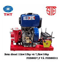 Máy bơm chữa cháy động cơ diesel STE FHS80D11 11KW