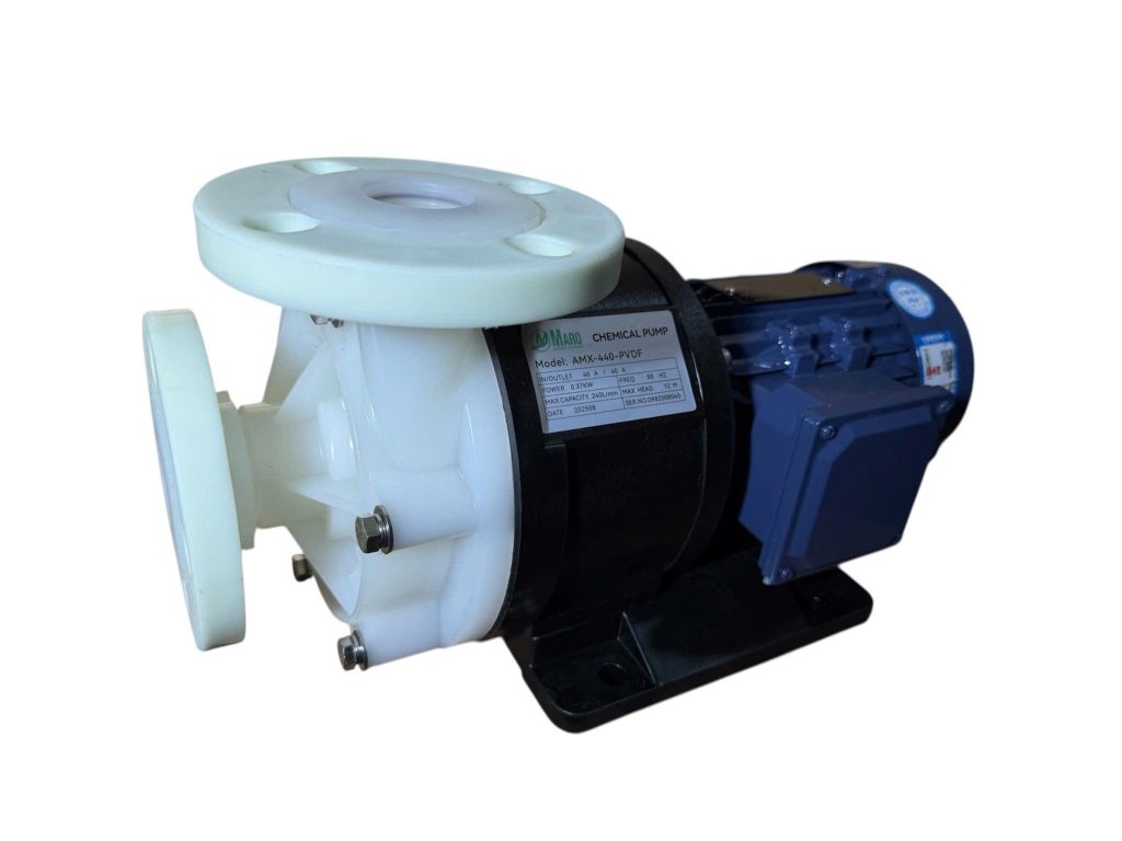 Máy bơm hóa chất dẫn động từ Maro AMX-542-PVDF 1.5kw