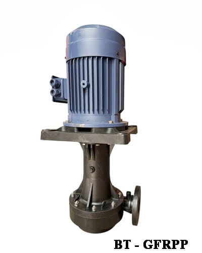 Máy bơm hóa chất trục đứng đặt ngoài bồn Maro BT-40SK-2-GFRPP 1.5kW
