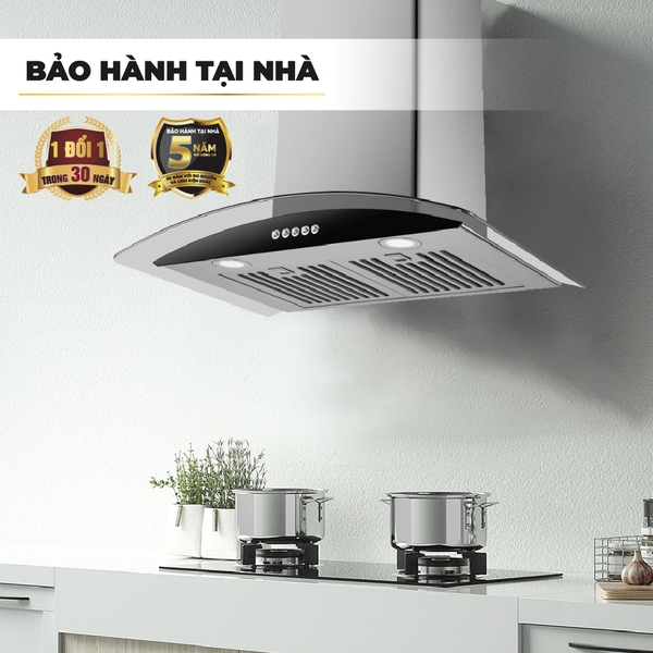 Máy hút mùi kính cong 70cm Nagakawa NRH9591