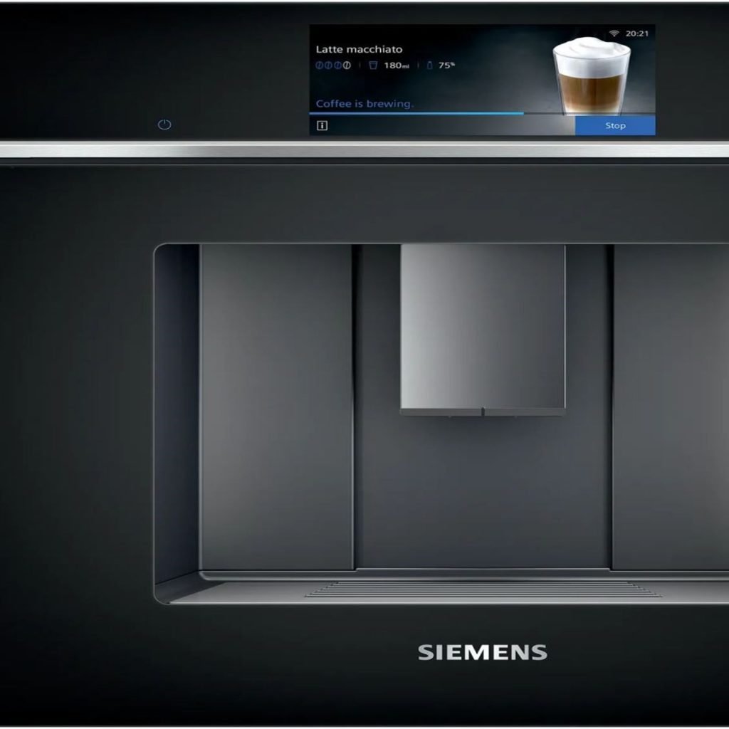 Máy pha cà phê âm tường Siemens CT718L1B0 hoàn toàn tự động iQ700 màu đen