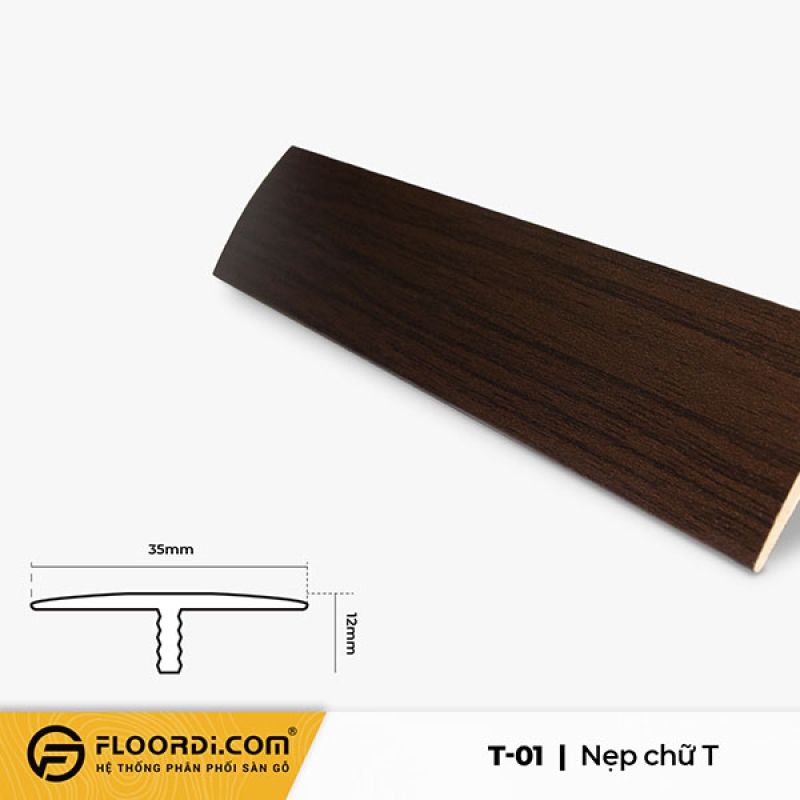 Nẹp chữ T – T-01 – Black Brown