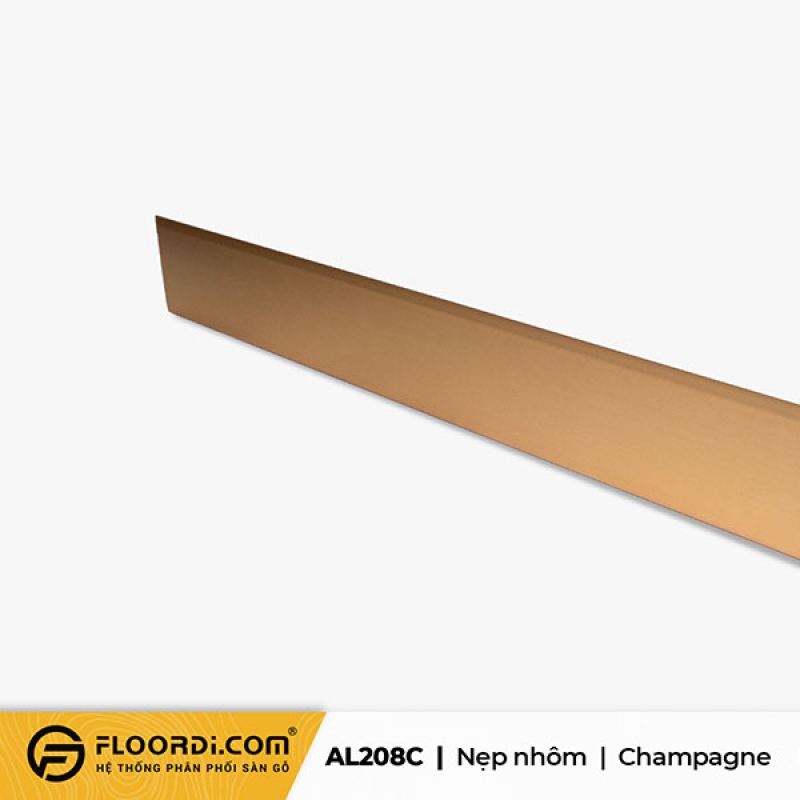Nẹp nhôm chữ V – AL208C – Champagne