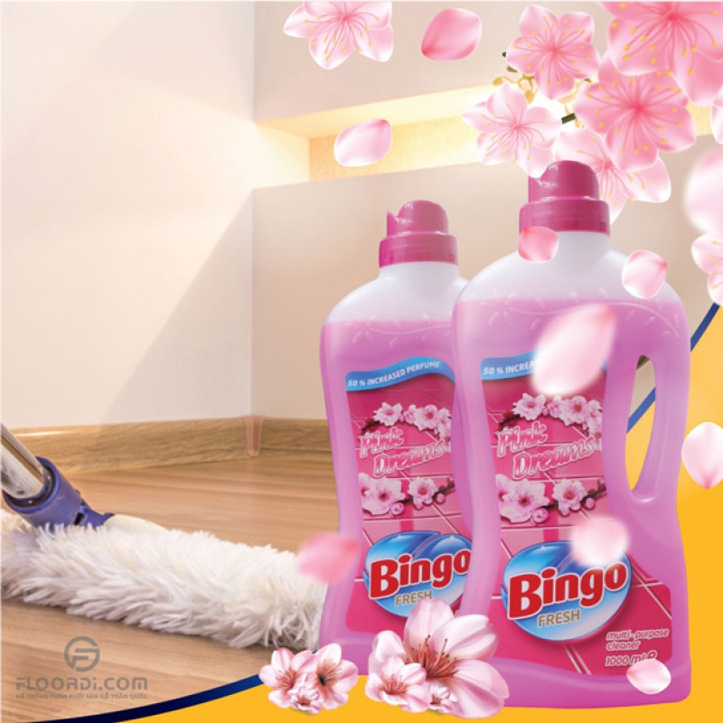Nước Lau Sàn Đa Năng Bingo Fresh Pink Dreams