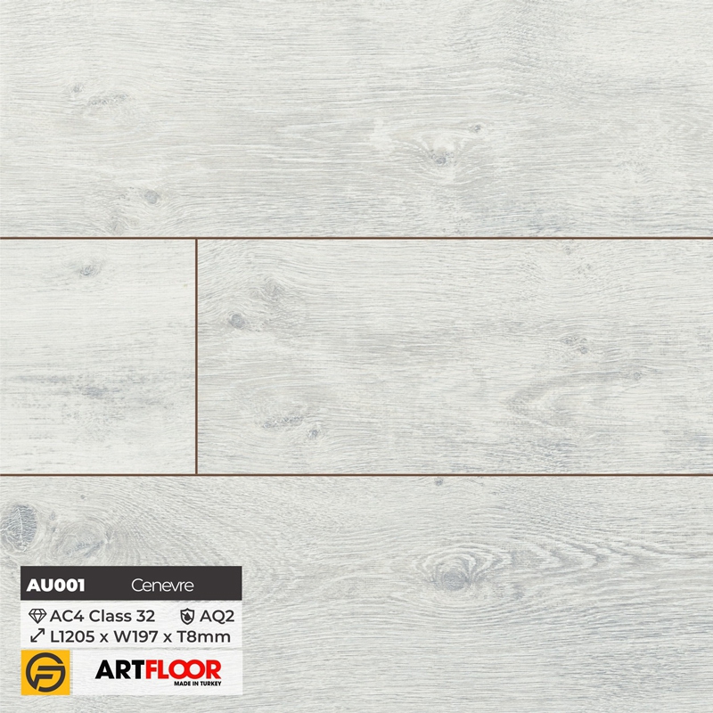 Sàn gỗ Artfloor Urban AU001 Cenevre – 8mm – AC4