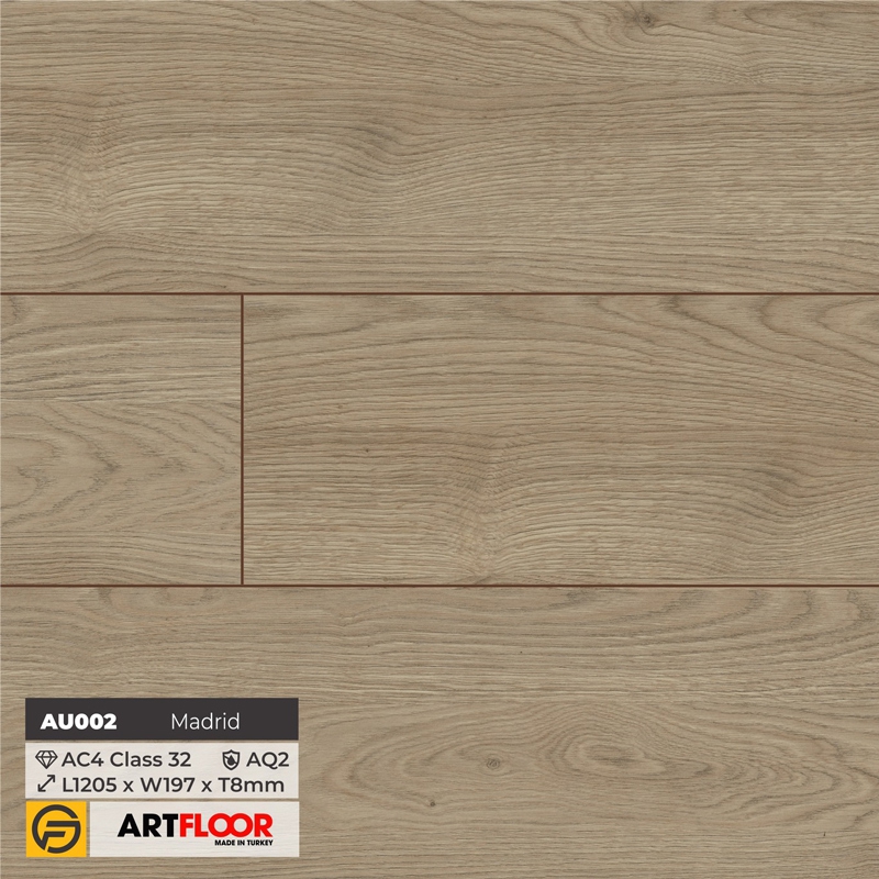 Sàn gỗ Artfloor Urban AU002 Madrid – 8mm – AC4