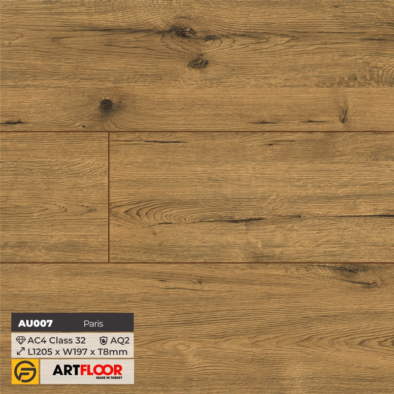 Sàn gỗ Artfloor Urban AU007 Paris – 8mm – AC4