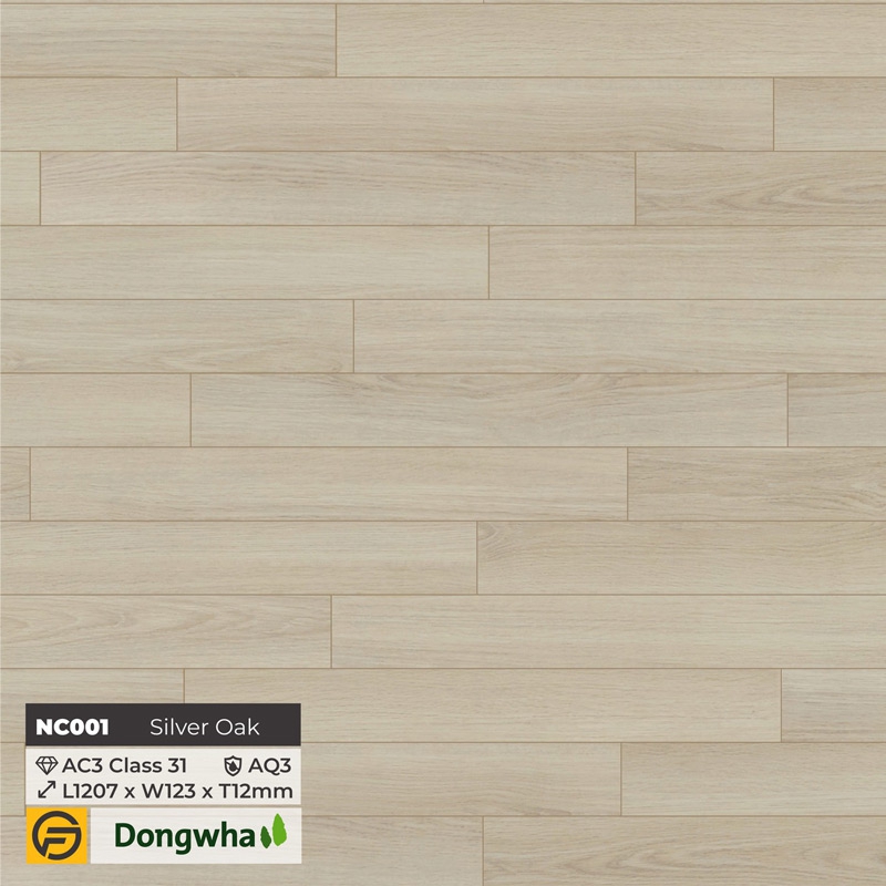 Sàn gỗ Dongwha Natus – Classy NC001 – Silver Oak – 12mm – AC3