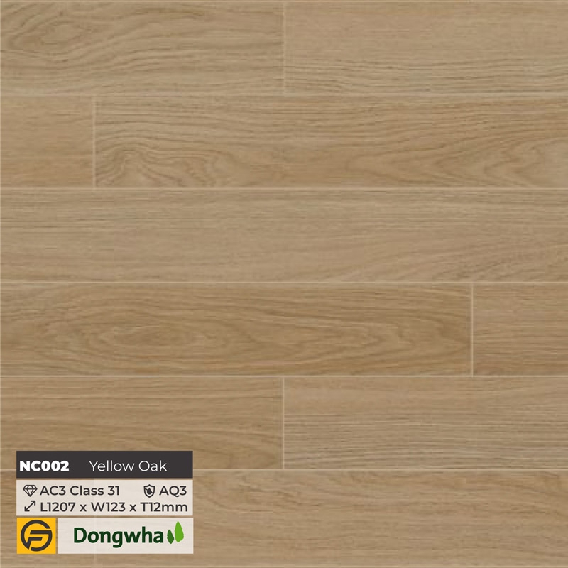 Sàn gỗ Dongwha Natus – Classy NC002 – Yellow Oak – 12mm – AC3