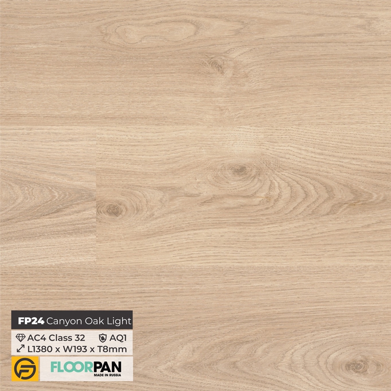 Sàn gỗ  Floorpan Red  FP24 Canyon Oak Light – 8mm – AC4