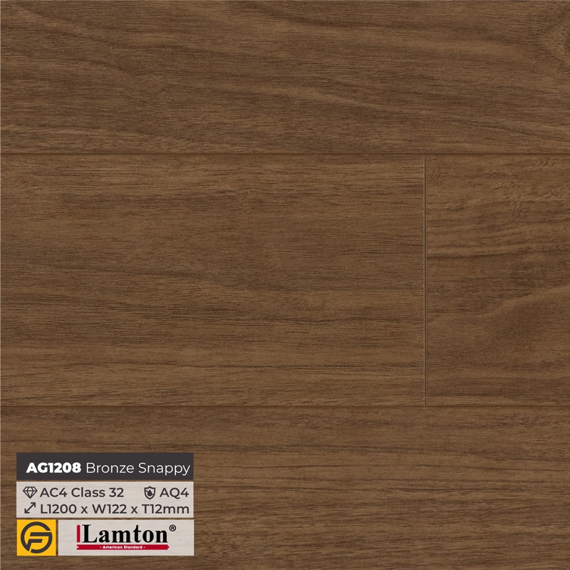 Sàn gỗ Lamton AquaGuard AG1208 Bronze Snappy - 12mm - AC4