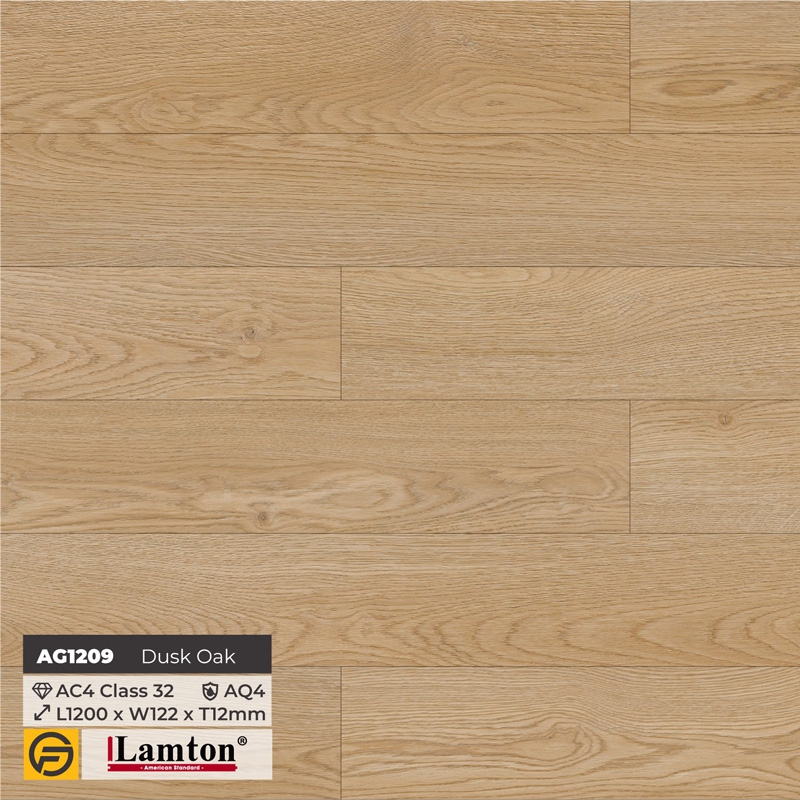 Sàn gỗ Lamton AquaGuard AG1209 Dusk Oak - 12mm - AC4