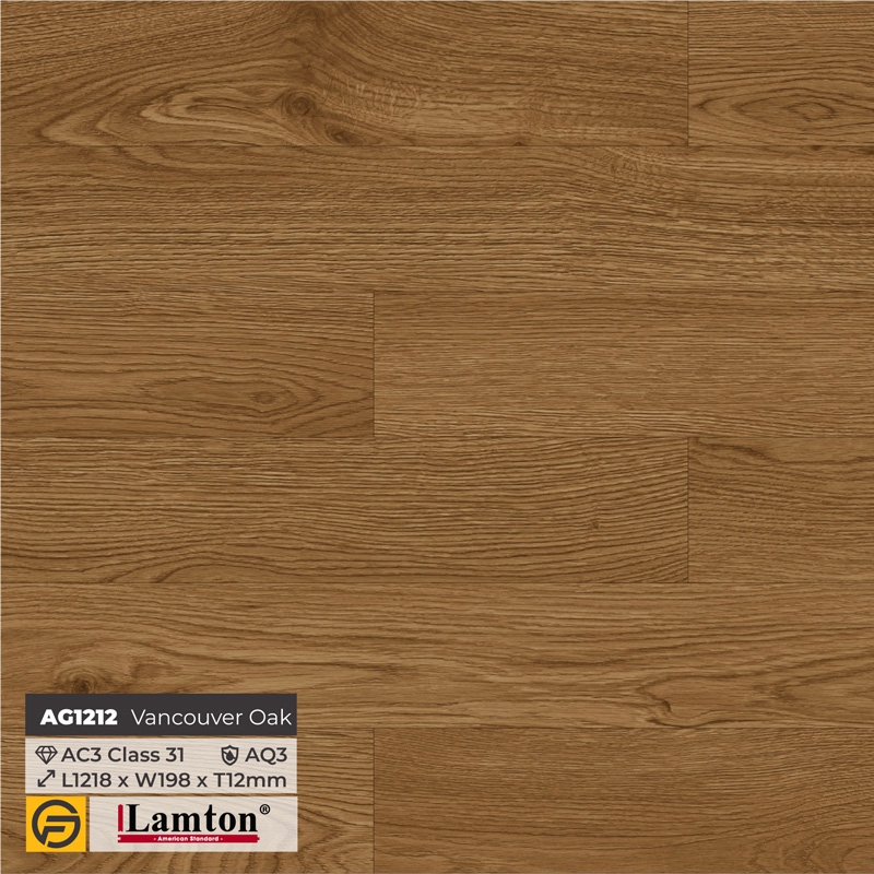 Sàn gỗ Lamton AquaGuard AG1212 Essential Oak - 12mm - AC4
