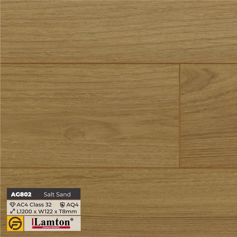Sàn gỗ Lamton AquaGuard AG802 Salt Sand - 8mm - AC4