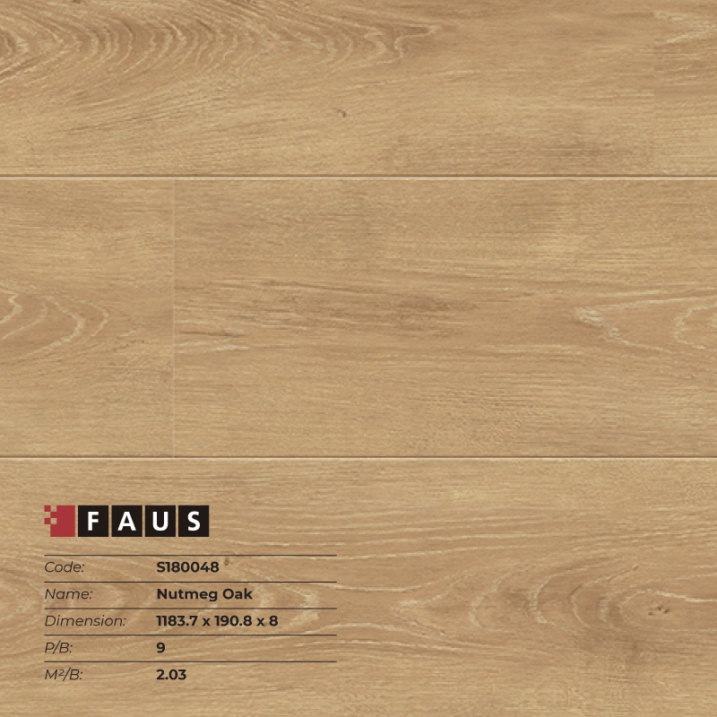 Sàn gỗ S180048 – Nutmeg Oak – 8mm