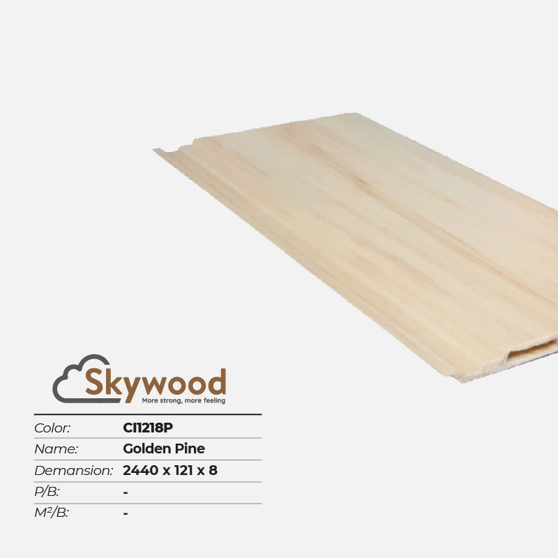 Tấm Ốp tường – Ốp trần CI1218P – Golden Pine