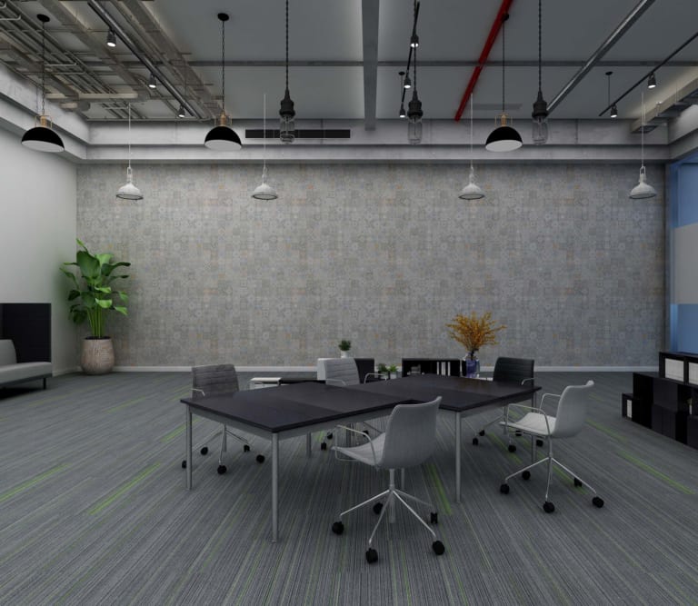 Thảm văn phòng cao cấp LENKA – Chất liệu sợi: 100% Polypropylene
