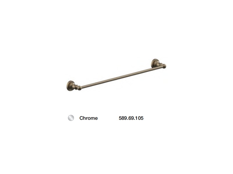 Thanh treo khăn đơn FUSION màu Chrome 589.69.105