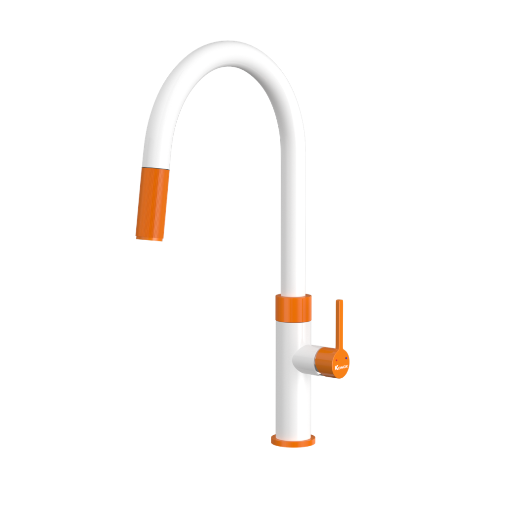 Vòi rửa bát dây rút Lasi Orange