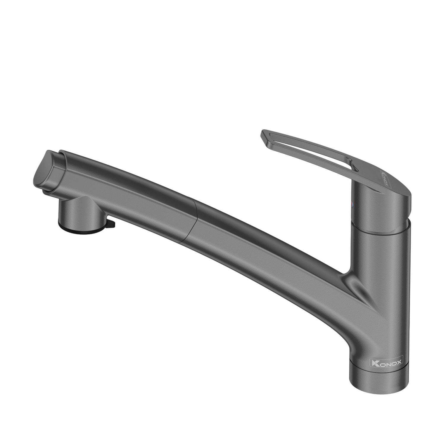 Vòi rửa bát phong cách Nhật Bản Konox Kira Gun Metal
