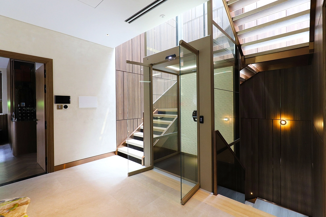 Thang máy gia đình cabin kính – V90 Galaxy