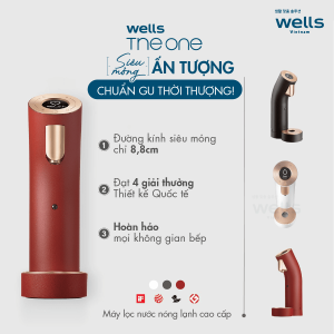 Máy lọc nước nóng lạnh Wells The One