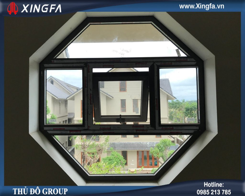 Cửa Sổ Mở Hất 1 Cánh Nhôm