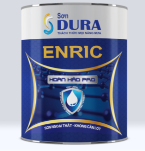 Enric hoàn hảo pro – Sơn ngoại thất kháng muối kiềm không cần lót, chống loang màu, chống sọc đen 5l