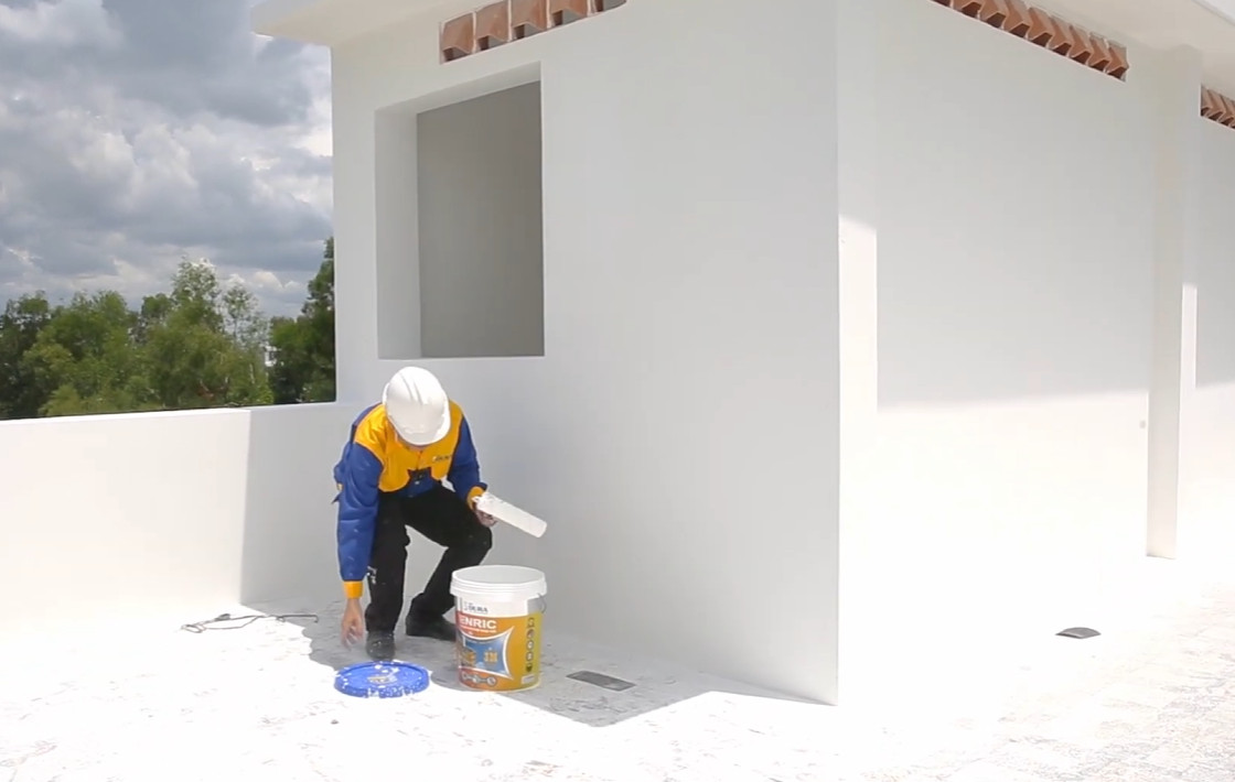 Enric sơn lót cách nhiệt – sơn lót kháng muối kiềm, chống loang màu, chống bong tróc 5l