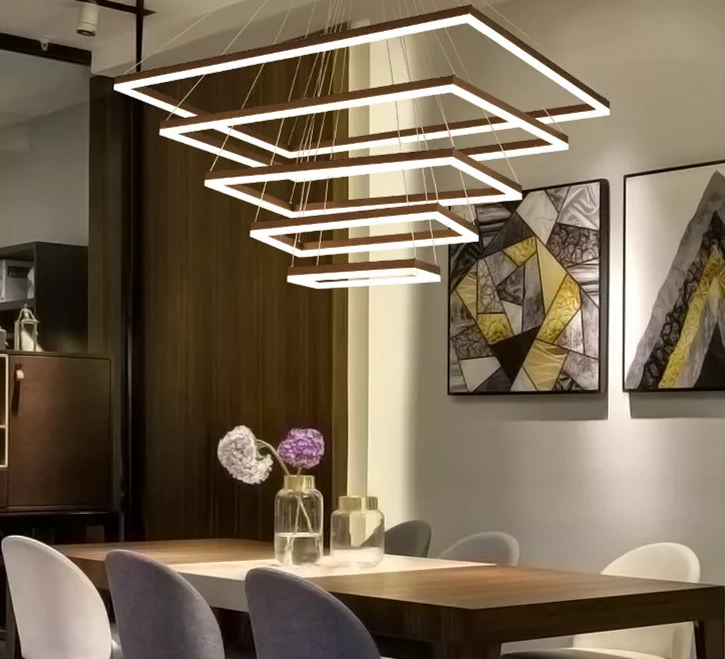 Đèn trần LED trang trí hình chữ nhật lớn LL0209S-80W