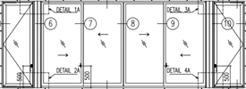 Cửa Sổ Lùa 4 Cánh Kết Hợp Cửa Sổ Mở Quay