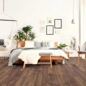 Sàn gỗ Kronote màu nâu đậm