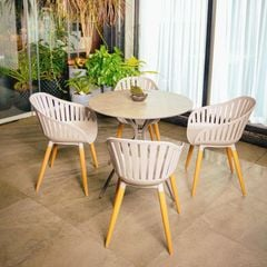 bàn tròn gốm bonita d90