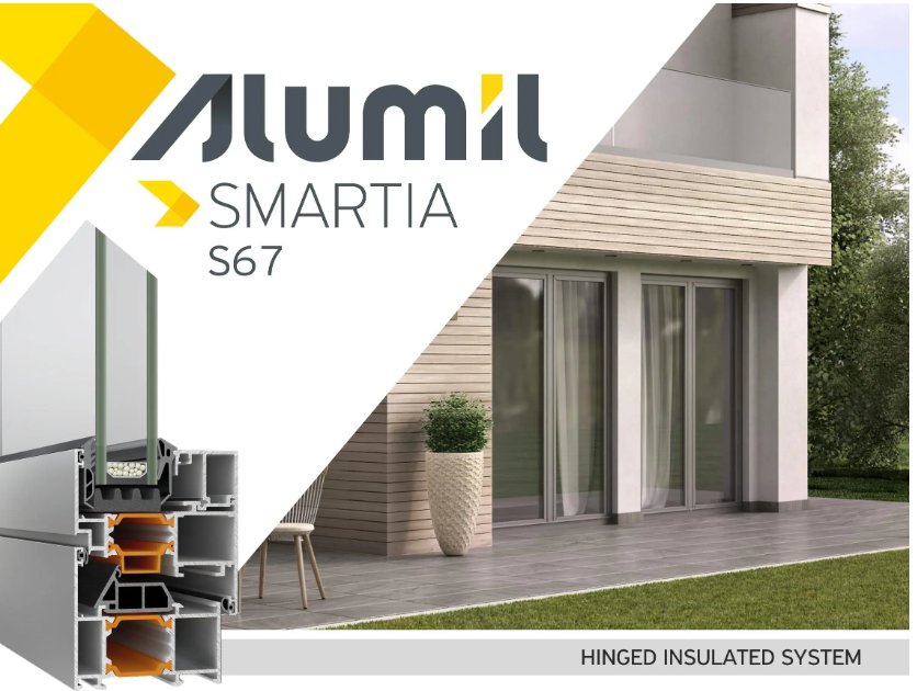 Cửa mở quay cách nhiệt Smartia S67