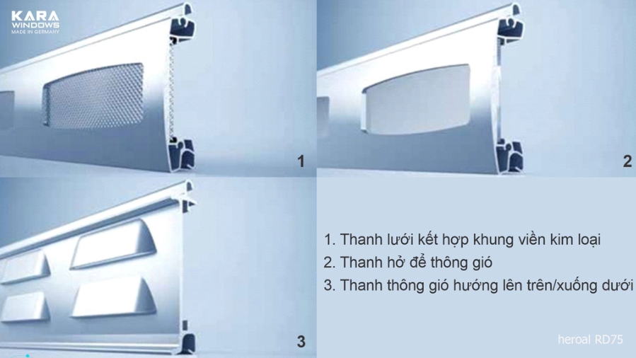 Cửa cuốn Heroal RD75