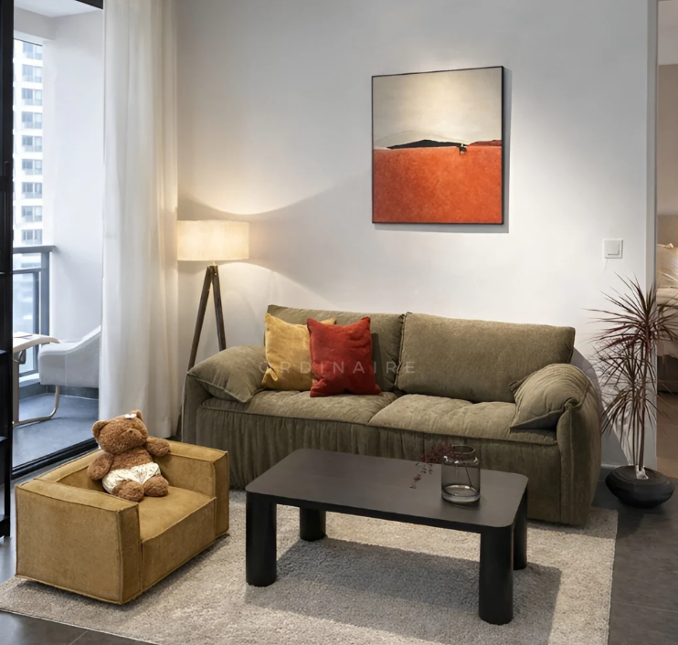 Bộ nội thất phòng khách modern nomad