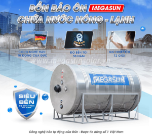 Bình nước nóng 3000 lít Megasun BBO-3000-KCA