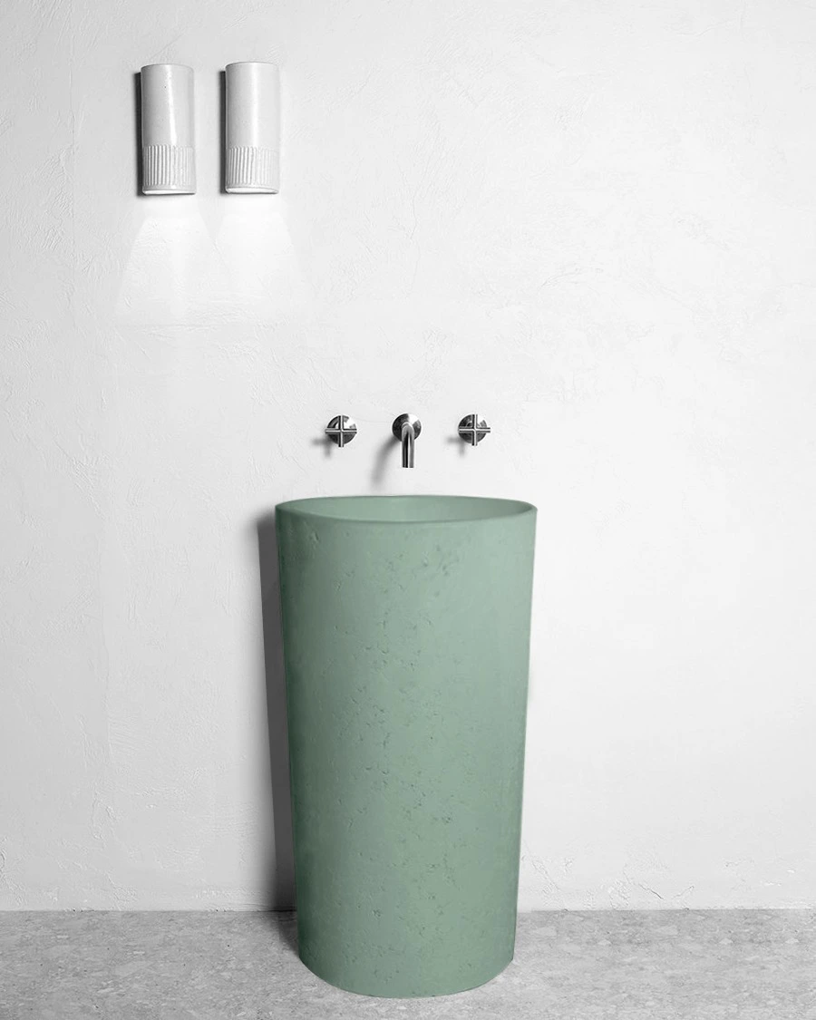 Lavabo, chậu rửa bê tông BLIU13
