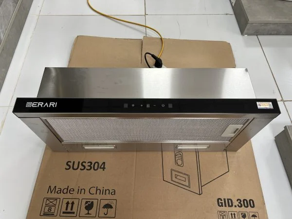 Máy hút mùi, phím điều khiển cảm ứng tiếp xúc và vẫy tay 3 cấp độ. Model GHM.012