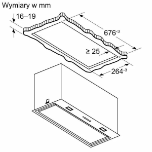 Máy hút mùi âm tủ Bosch Series 8 DLN78PC60 – 70 cm màu đen