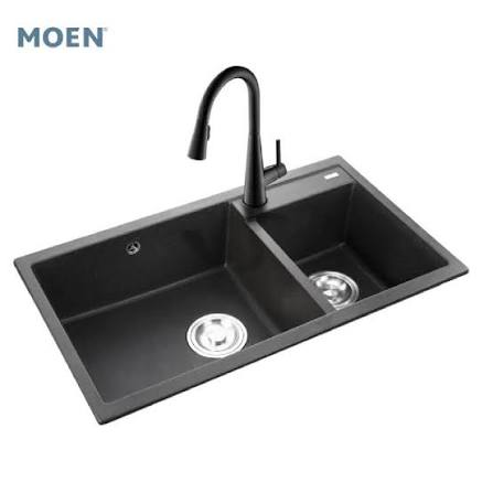 Chậu rửa chén đôi dương vành MOEN – 27901BL01