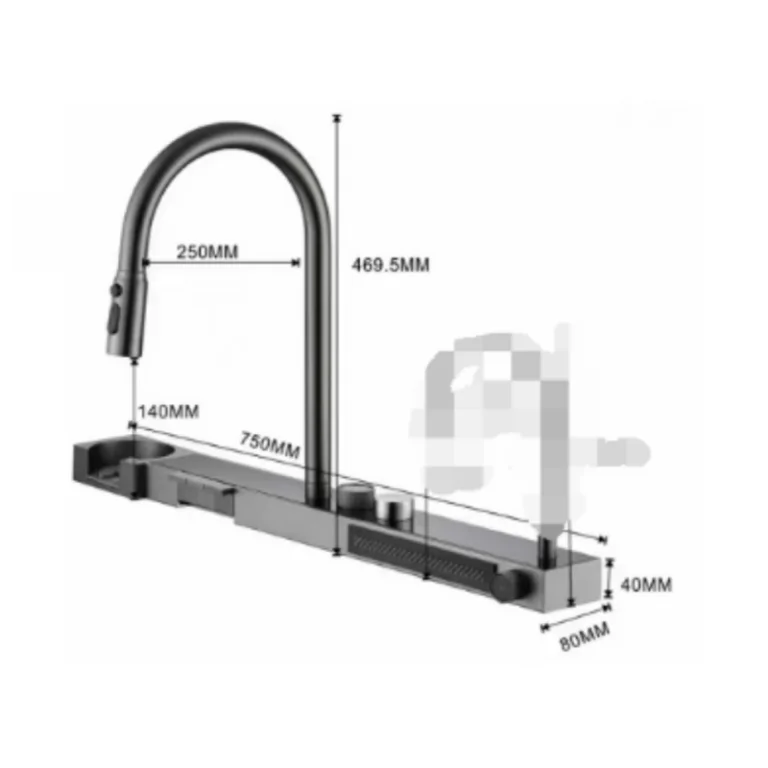 Chậu rửa chén đa năng 1 hộc kết hợp bộ điều khiển vòi Atmor AT7546