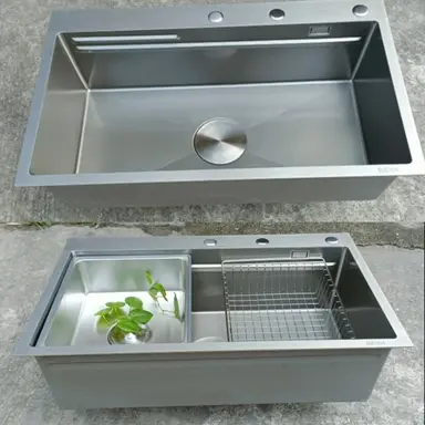 Chậu 1 hộc Inox 304 Luxio LUXIO-7545