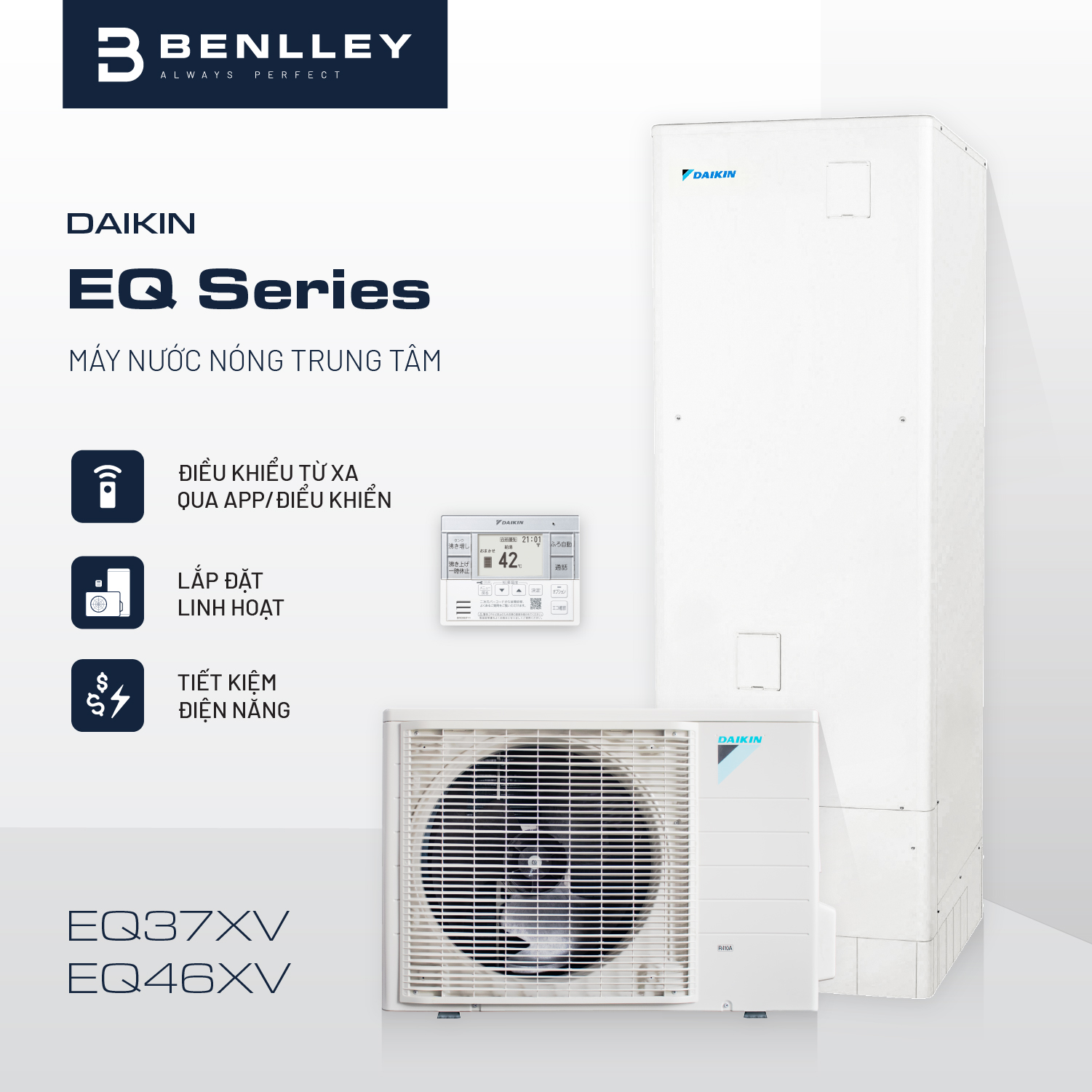 Máy nước nóng Daikin EQ Series