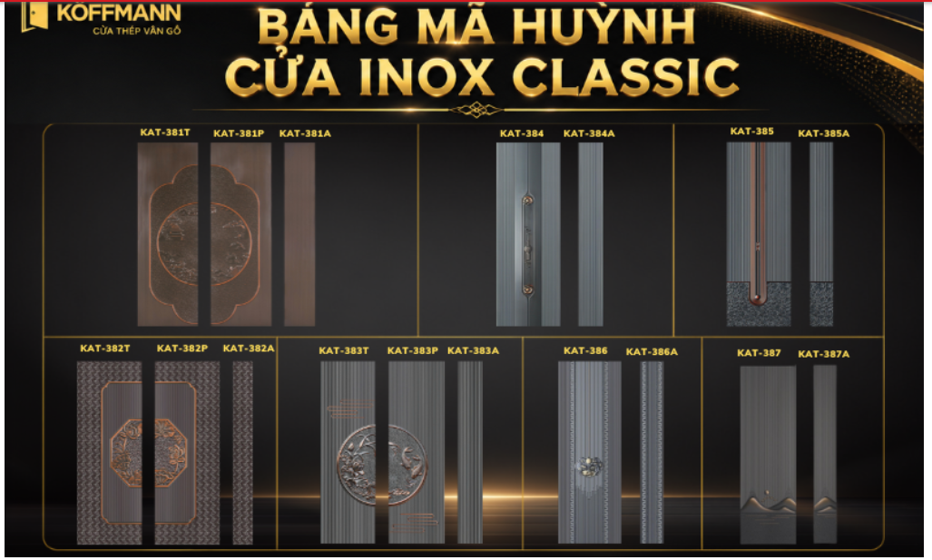 Cửa Inox Classic KAT-22.381T.381P