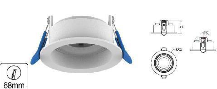 Đèn Led Spotlight âm trần 9W SVC-68+MD09E