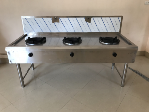 Bếp Á 3 họng đốt kiềng gang